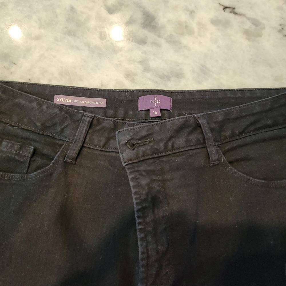 Black Distressed Pants - Picture 5 of 7